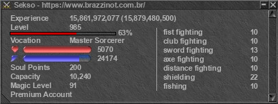 Signature for player Sekso