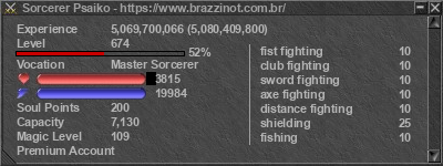 Signature for player Sorcerer Psaiko