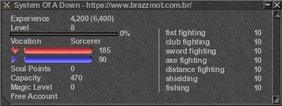 Signature for player System Of A Down