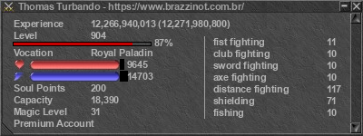 Signature for player Thomas Turbando